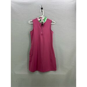 NWT Tommy Bahama Women’s Mauve Tropical Golf Tennis Resort Dress With Shorts XS